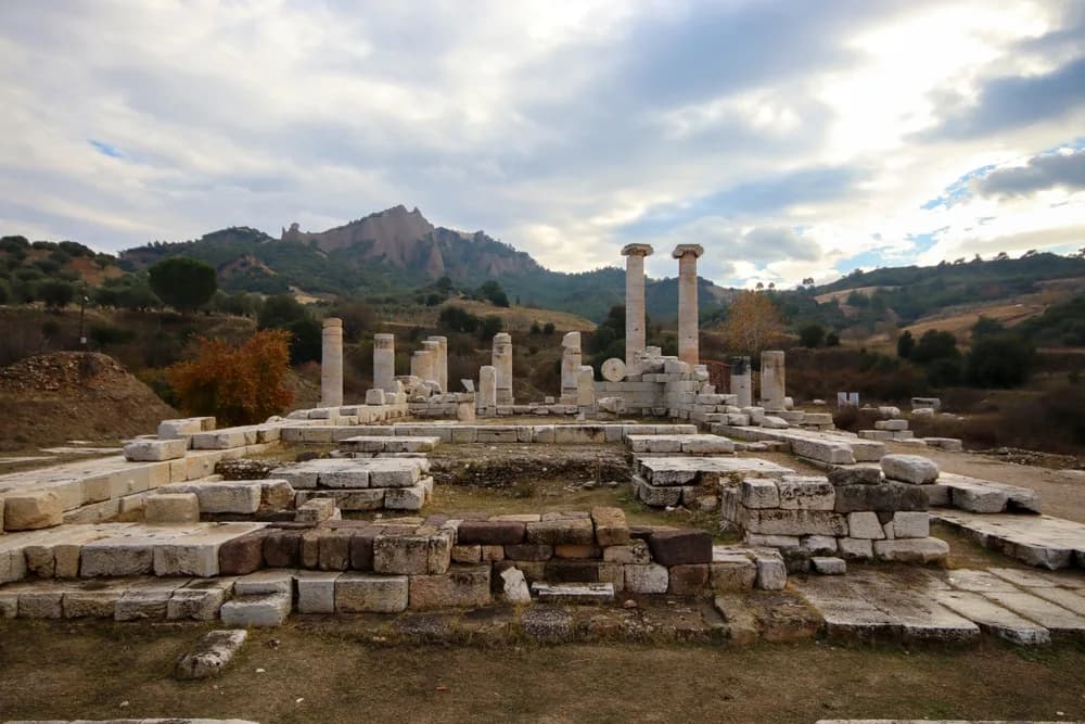 Standing columns of the Temple of Artemis at ancient Sardis