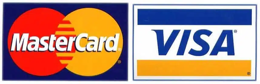 master card Visa card 