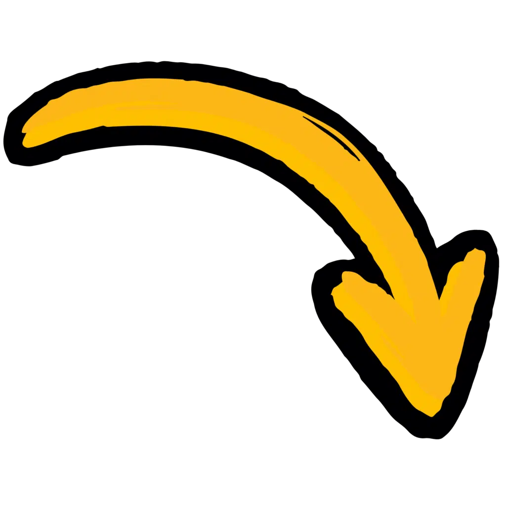 a yellow arrow pointing to the left